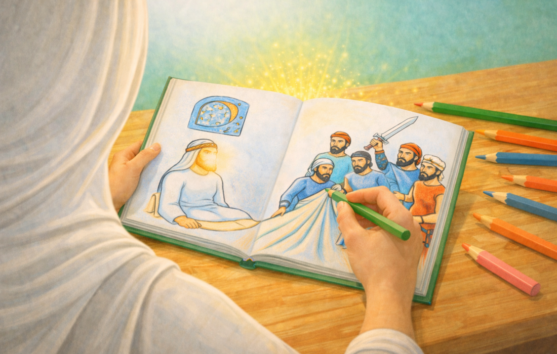 پویش خلاقانه رنگآمیزی آیات کتاب «مثل کشتی نوح» به مناسبت میلاد امیرالمؤمنین علیهالسلام