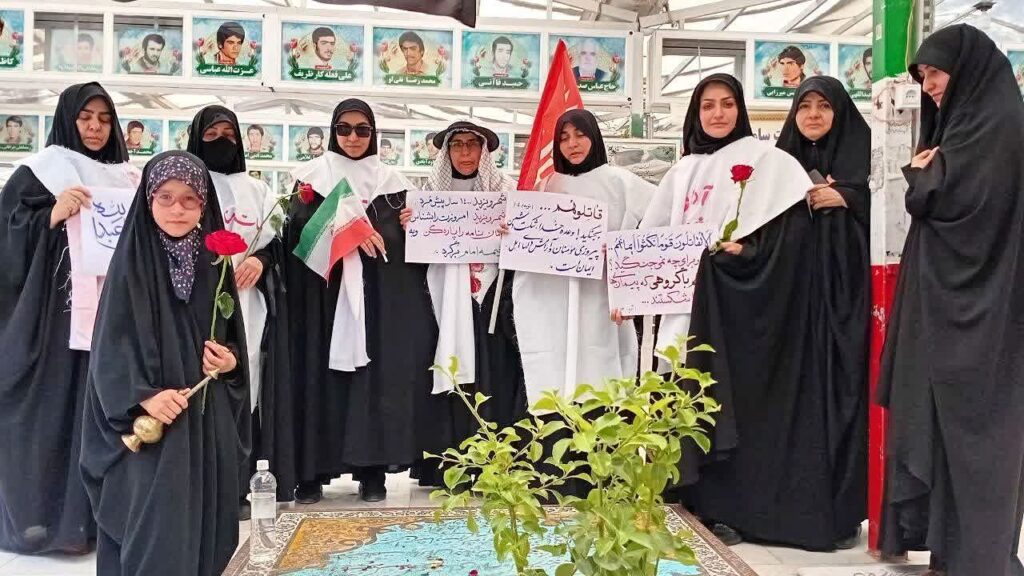 حضور مبلغان طرح امین بر سر مزار شهدا و تجدید میثاق با شهدا