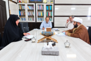 نشست مسئولان امین ناحیه یک قم با مدیر ناحیه